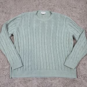St. John's Bay Sage Womens Crewneck Sweater Size Large. Like New!